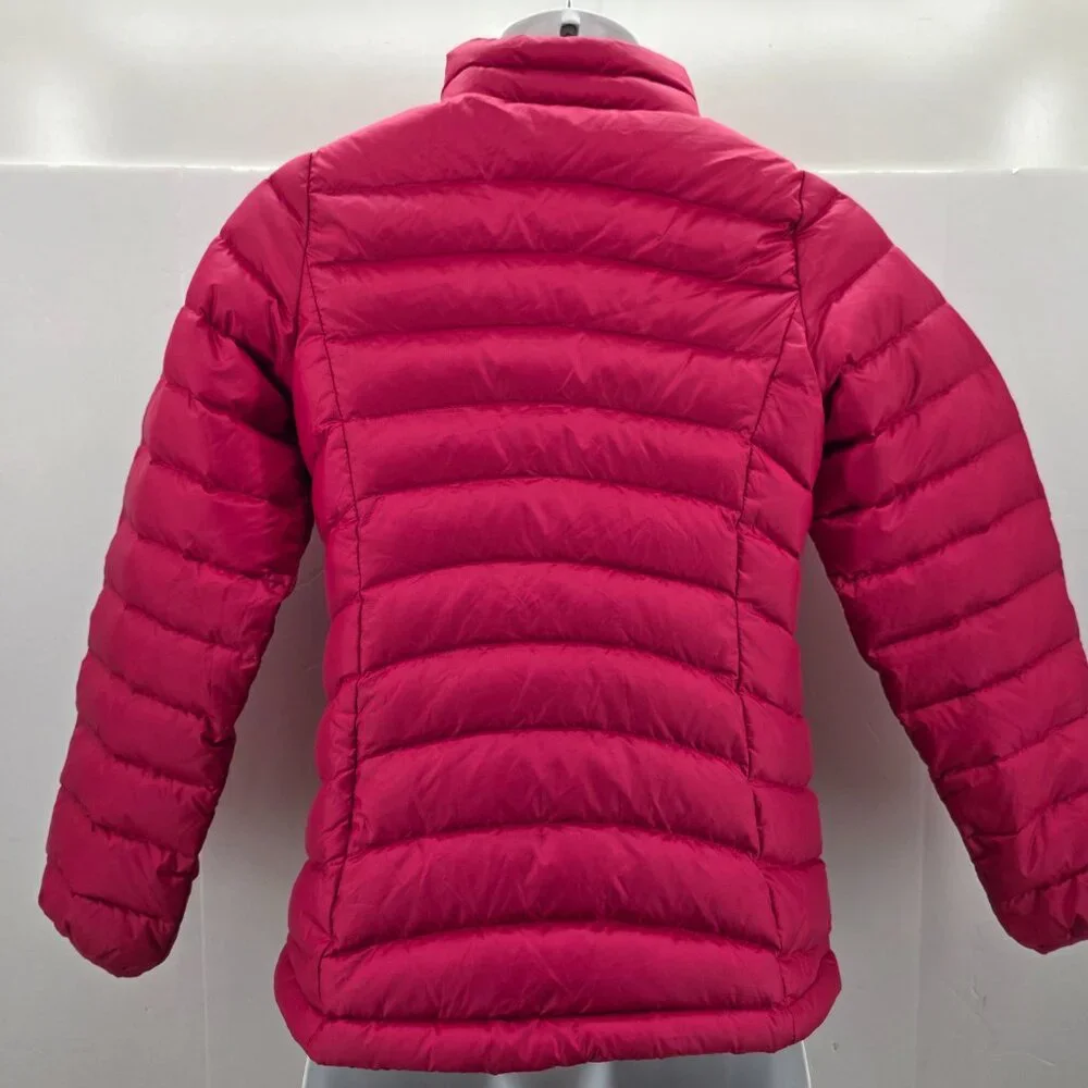 Boy’s Patagonia Down Sweater Full Zip Puffer Jacket Size XL 14 Pink Kids
